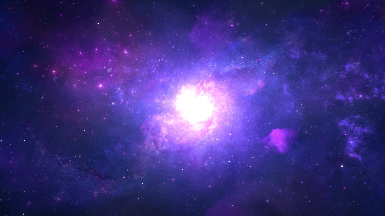 4k 3D Seamless loop space flight into The galaxu nebula.