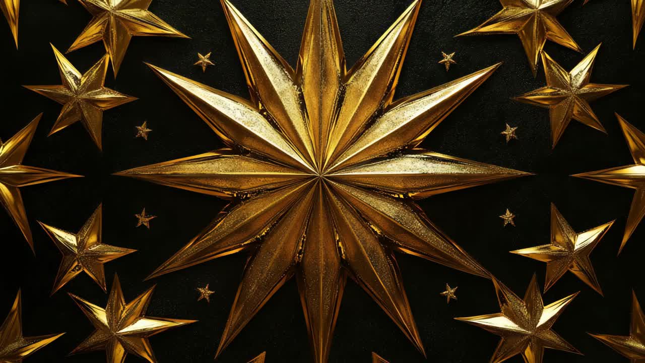estrelas douradas fundo