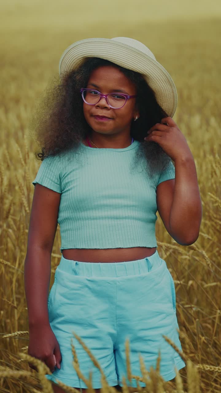 Girl in Wheat Field