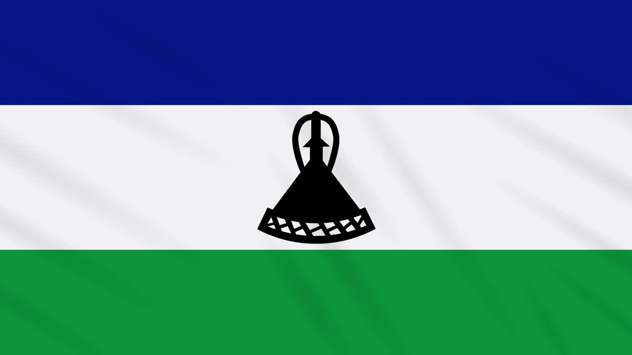 레소토 발을 흔드는 천 배경, 루프