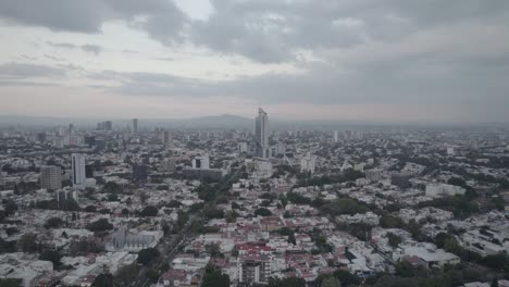 aerial shot of guadalajara 24 fps