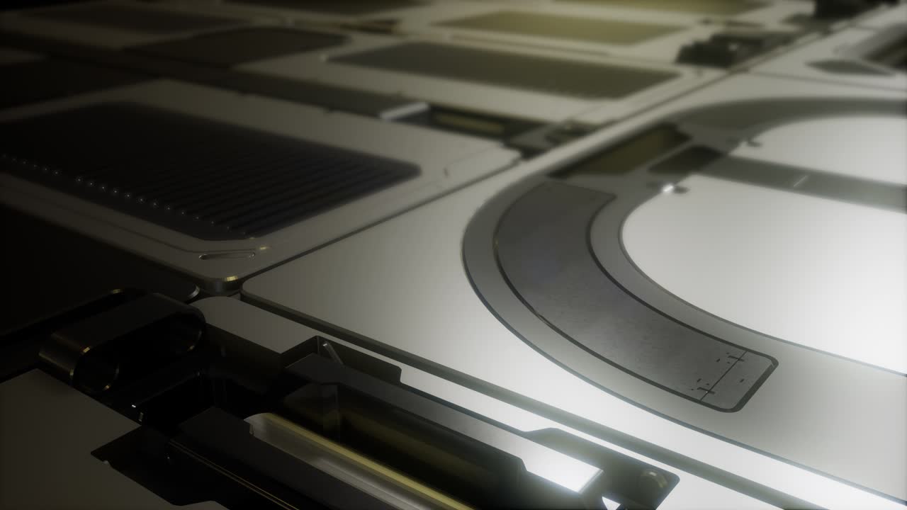 Sci Fi Metal Background