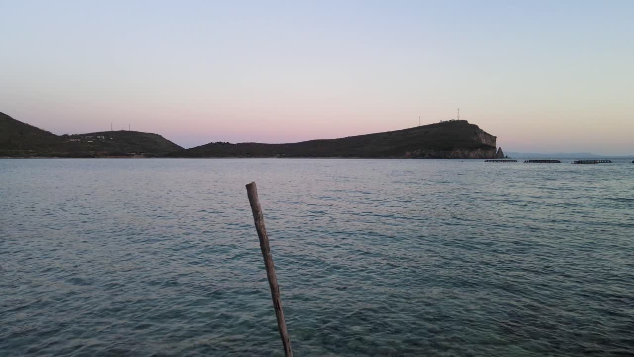Ali Pasha's Castle At Porto Palermo Bay In Albania: Aerial Shot Of Beaches