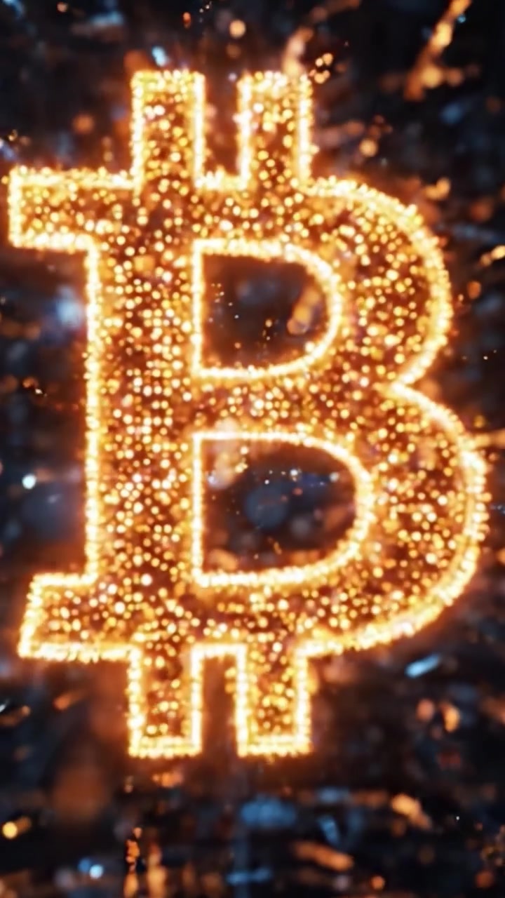 A Stunning Visualization of Bitcoin's Symbol Glowing Brightly Against a Futuristic Digital Background, Representing the Power and Influence of Cryptocurrency in Today’s Economy.