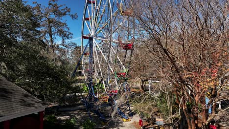 ferris wheel at city park in new orleans