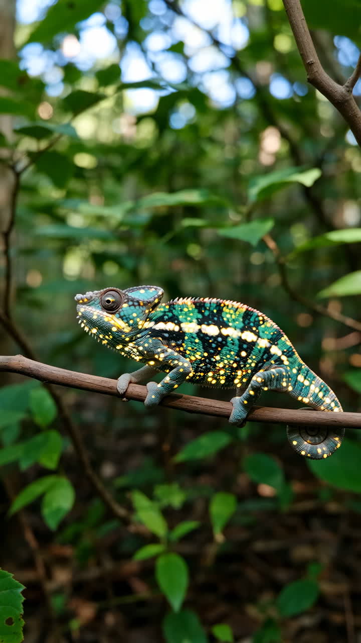 Chameleons in their natural habitat