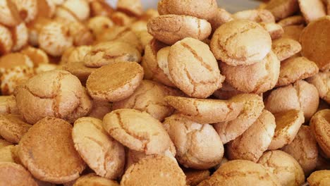 pile of almond cookies