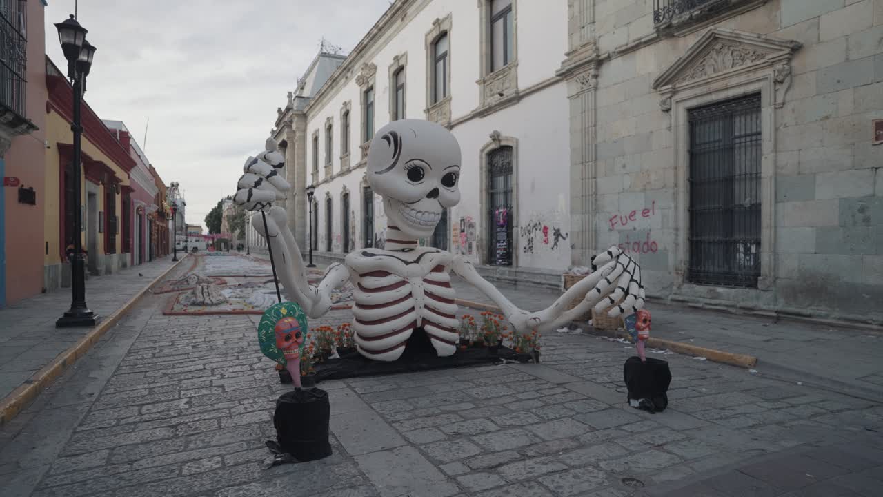 Day of the Dead Street Art in Oaxaca, Mexico