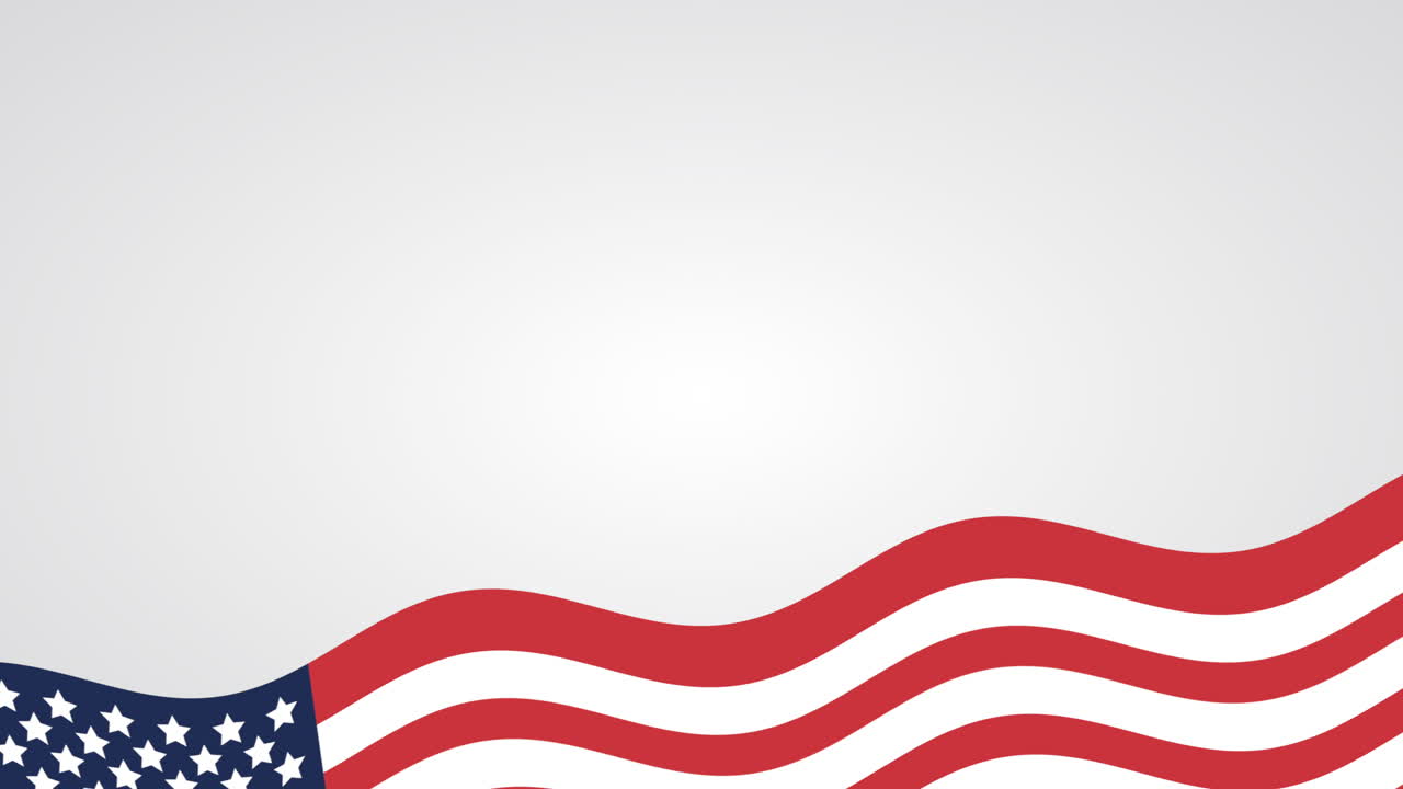 Vector bandera de Estados Unidos ondeando