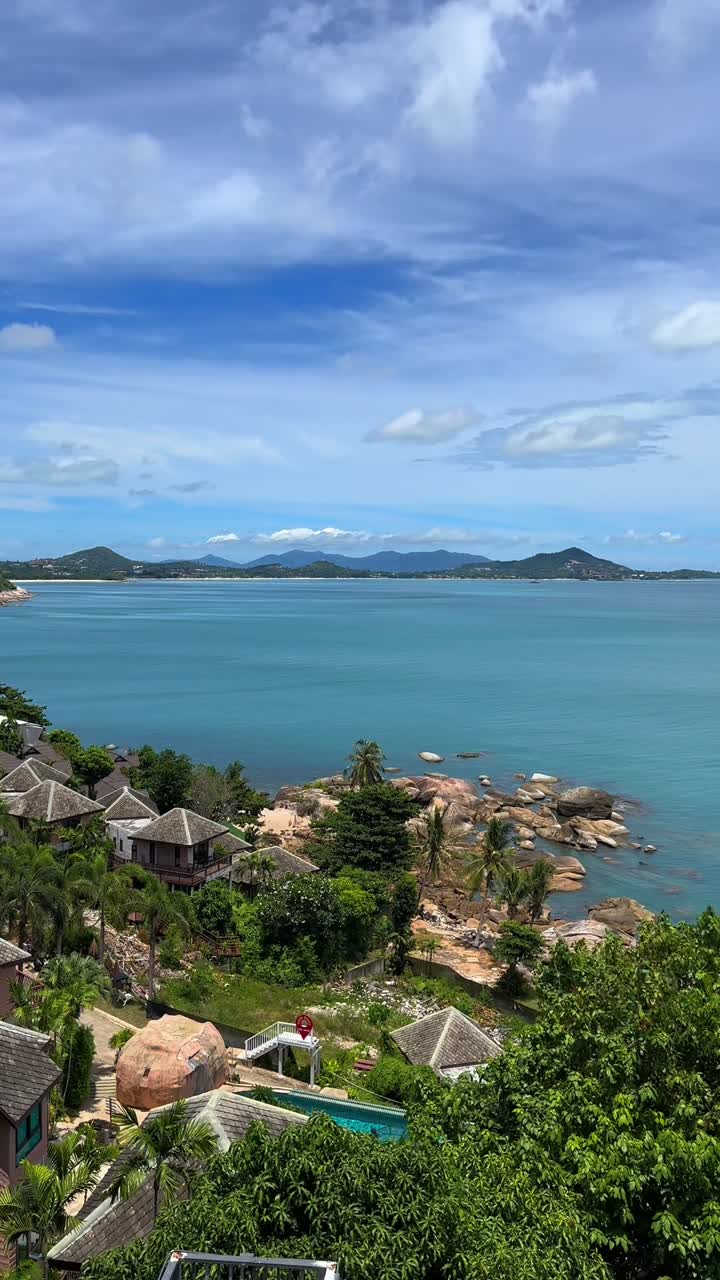 Vikasa Life Café popular spot in Koh Samui, Thailand elevated view Southeast Asia