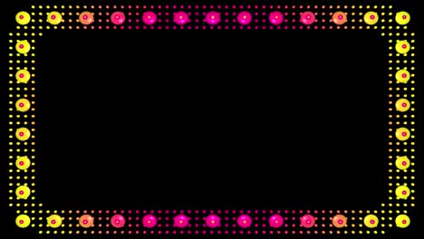 marco pixel luces movimiento fondo lazo