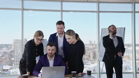 reunión del equipo de negocios