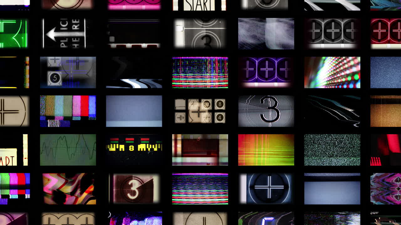 errores de televisión y números de cuenta atrás