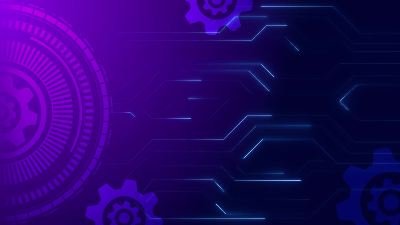 Abstract setting icon cogwheel wrench spanner symbol animation background for mechanic maintenance