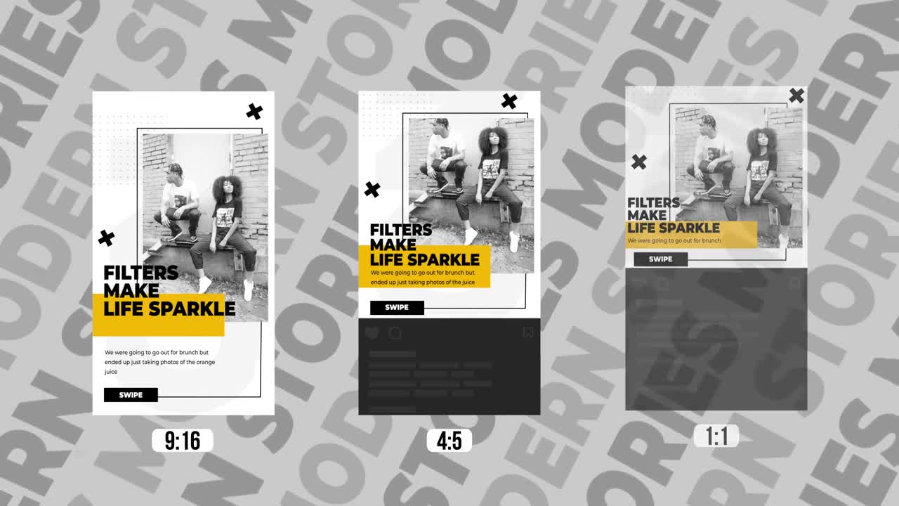 Modern Stories for After Effects