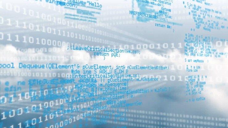Animation of data processing over binary coding computing