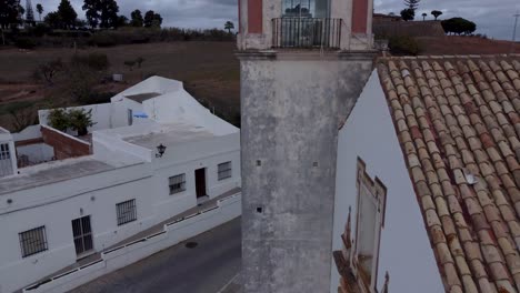 aerial view of ayamonte from the parroquia del salvador, spain