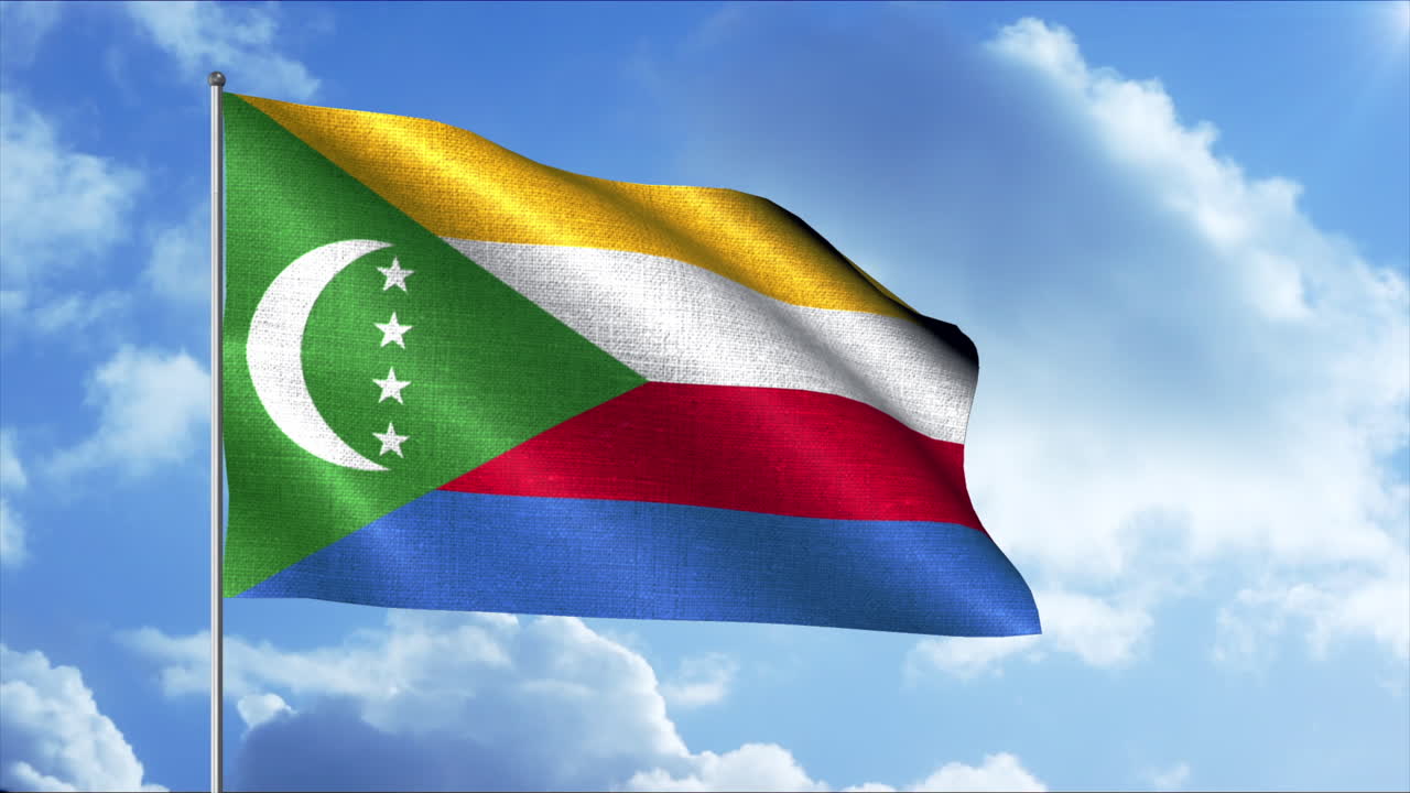 bandera de las comoras