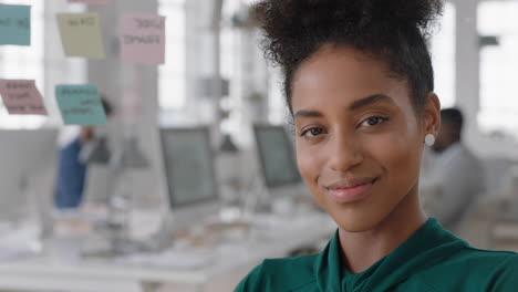 portrait-mixed-race-business-woman-entrepreneur-smiling-enjoying-successful-startup-company-proud-manager-in-office-workspace