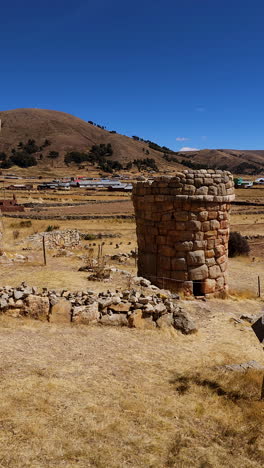 this video explores the ancient funeral towers of chullpas de molloco in peru. discover the pre-inca burial grounds and learn about the history of the andean cultures that built them