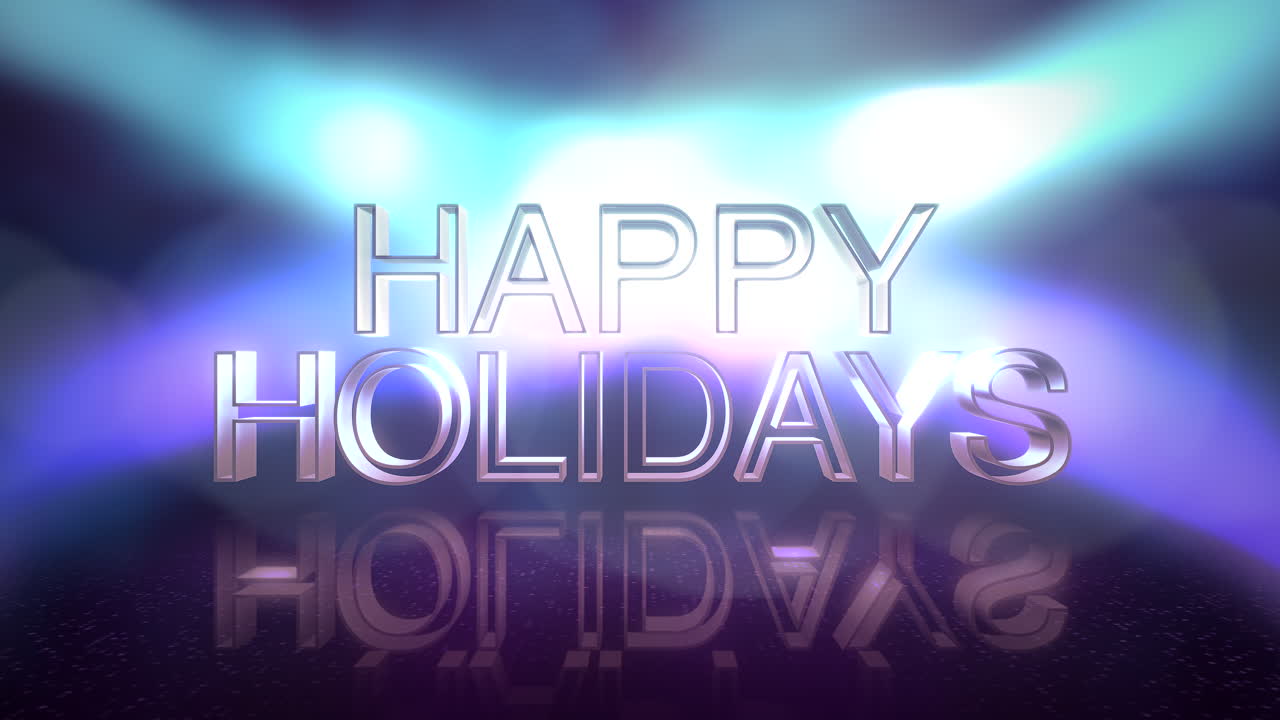 공연 무대에서 행복한 휴일