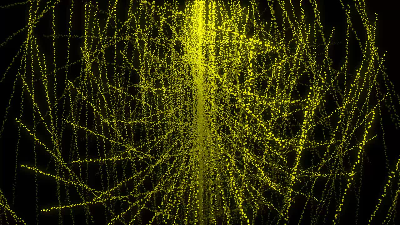 Yellow color Dot Shape Pattern animation motion graphics