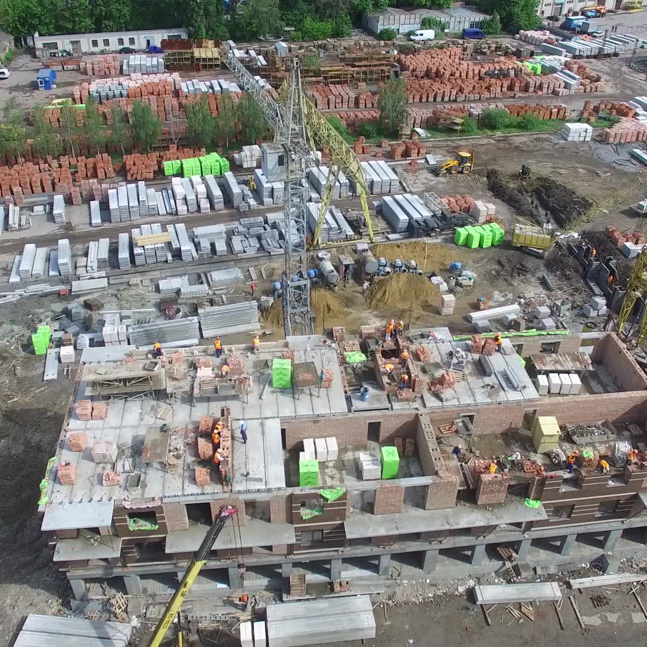 construcción del nuevo edificio