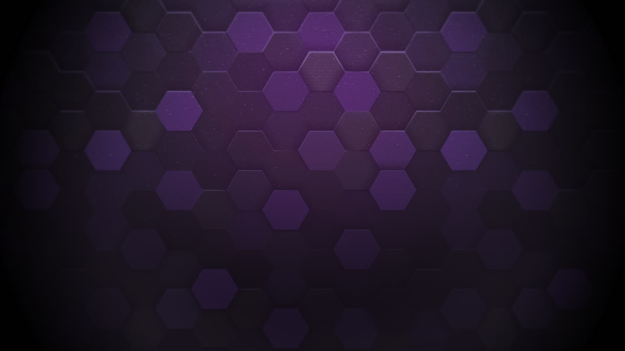 fondo abstracto de hexágono púrpura oscuro de movimiento