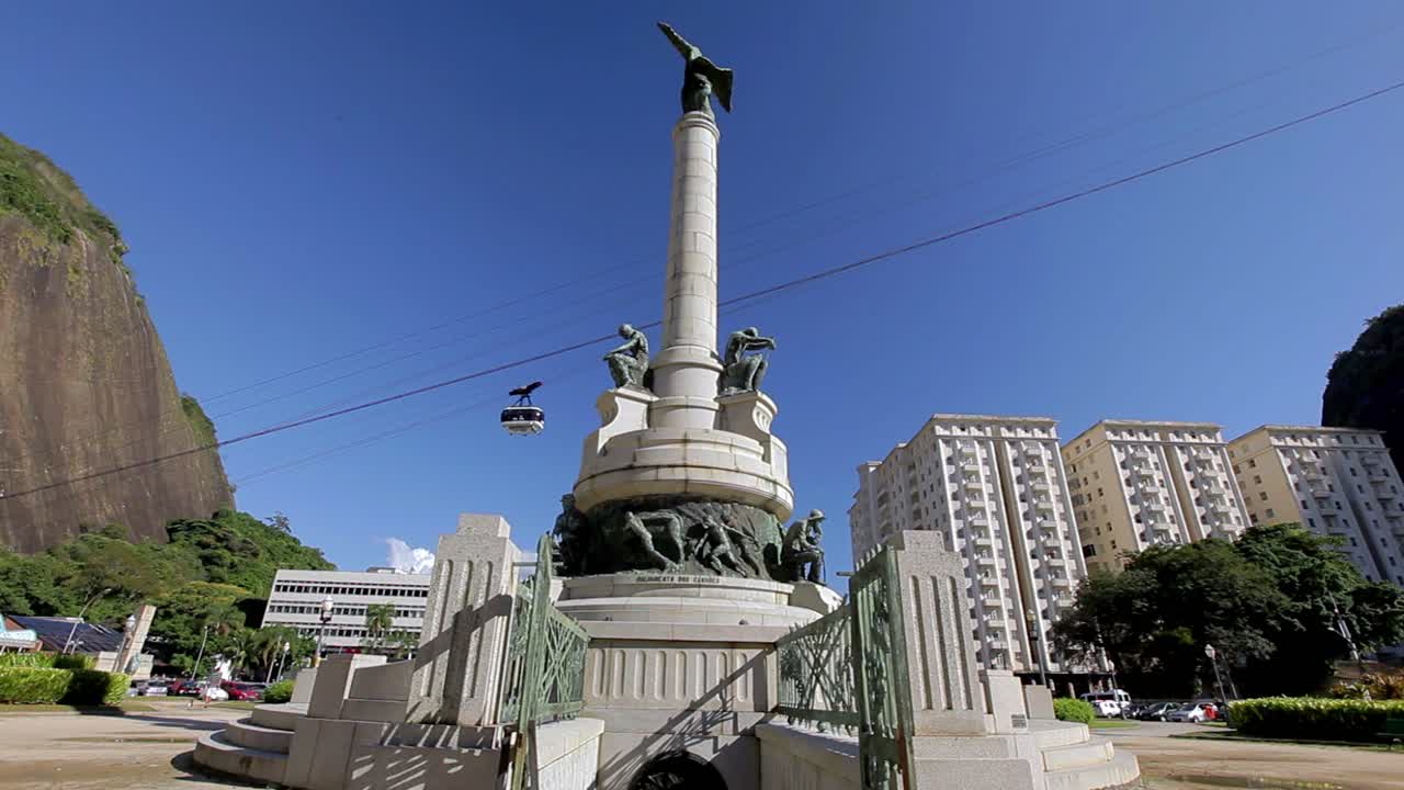 vista del teleférico de pan de azúcar en río de janeiro