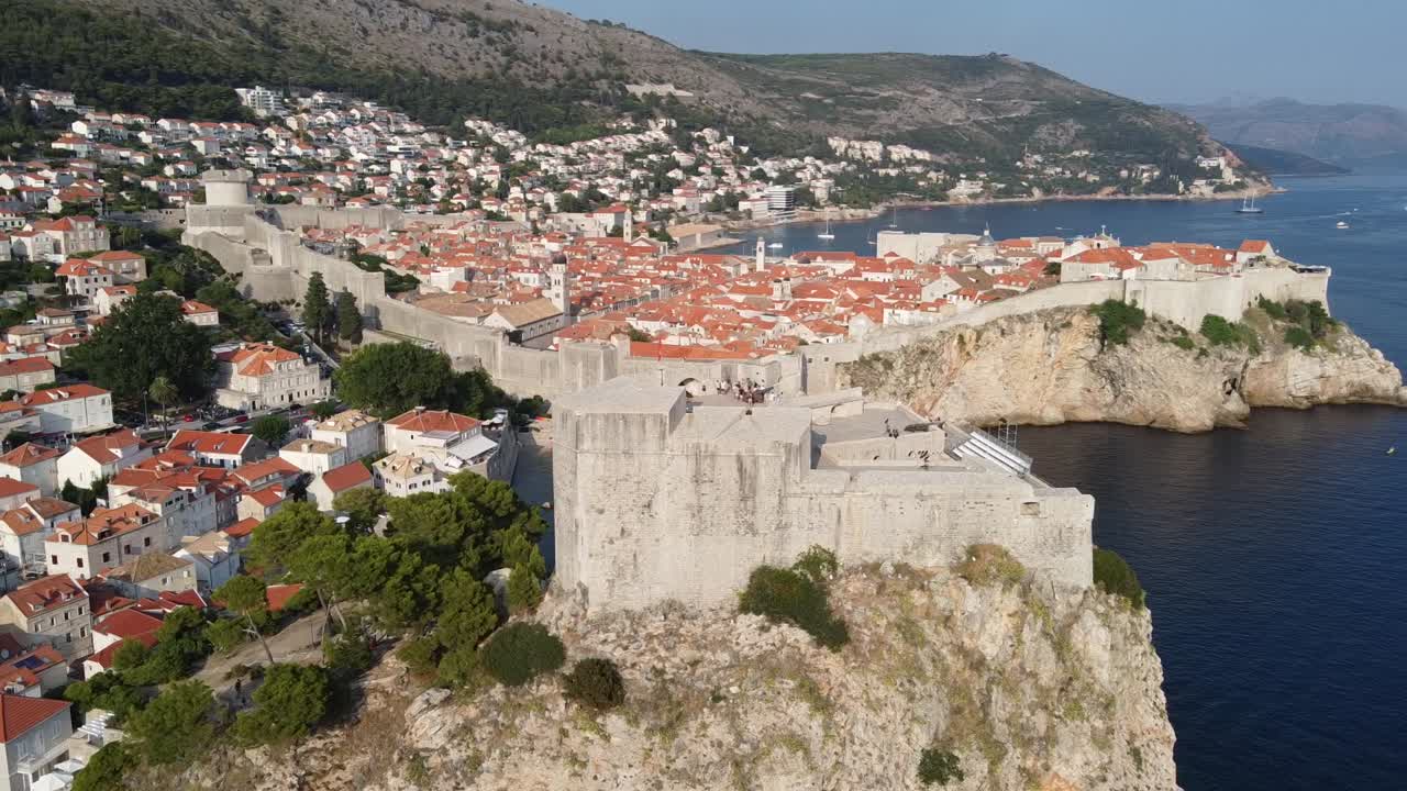 Fort Lovrijenac and Dubrovnik old town - King's Landing in Croatia