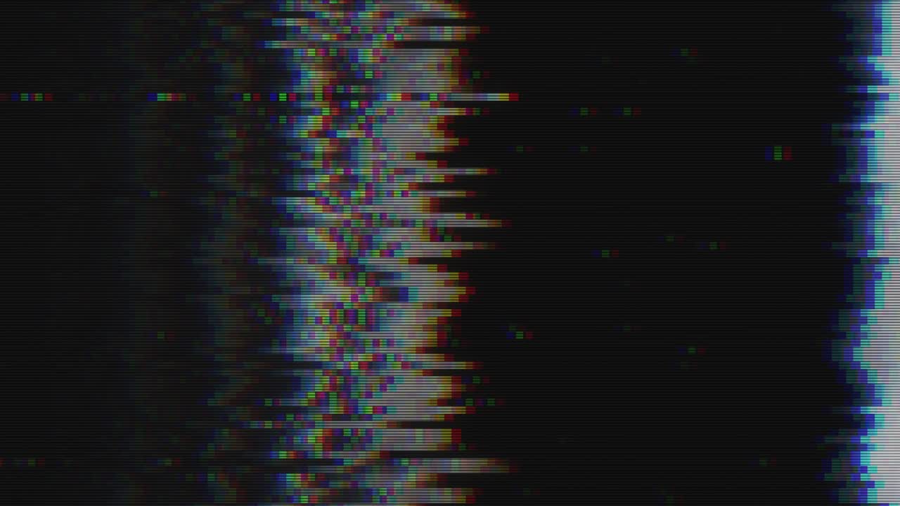 Unique Design Abstract Digital Animation Pixel Noise Glitch Error Video Damage