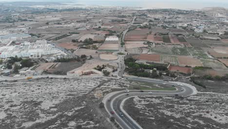 Aerial-drone-video-from-Malta,-Naxar-and-surroundings