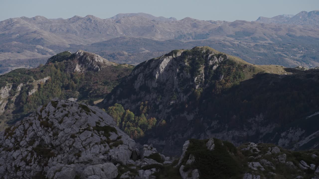 Stony peaks and dense forests create a majestic landscape in Montenegro’s Durmitor Park