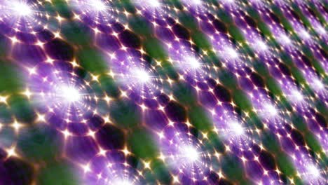 abstract purple gold star light 10 to 0 countdown matrix grid loop. 4k 3d hermoso patrón de números de cuenta atrás, moderna tecnología cibernética para la introducción, título, vj dj loop, celebración de las vacaciones, feliz año nuevo.