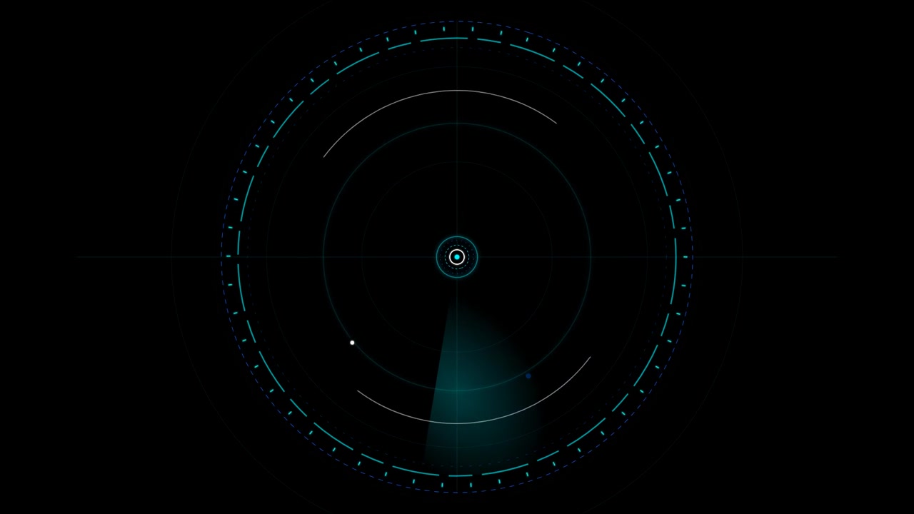 Schermo Radar Digitale in Scansione per Obiettivi