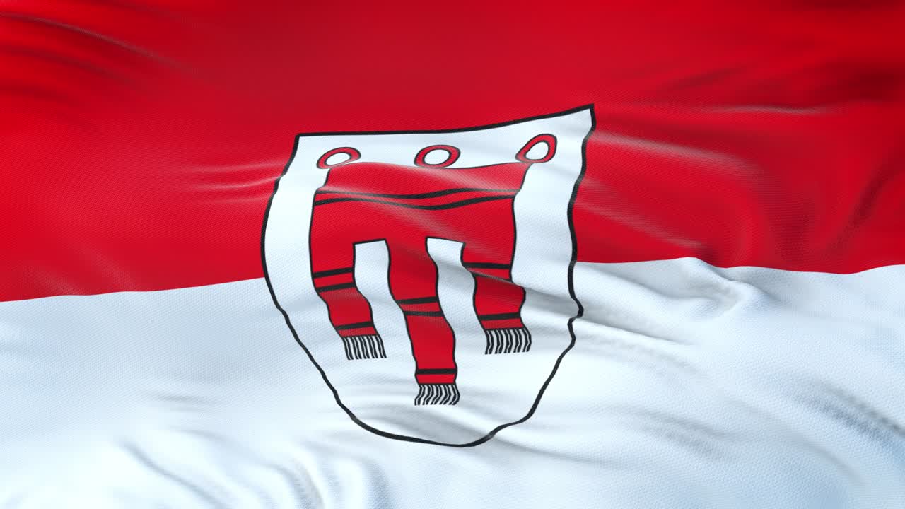 vorarlberg (오스트리아 주) 발은 매우 상세한 직물 질감으로 바람에 흔들리고 있습니다.