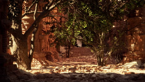 lost temple in the jungle