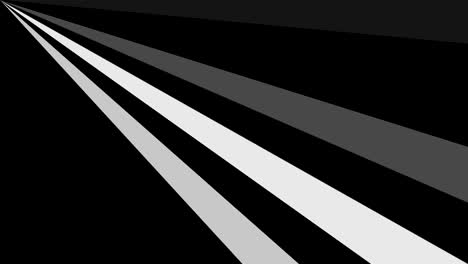 animation of black and white diagonal lines with light effect blinking, abstract background