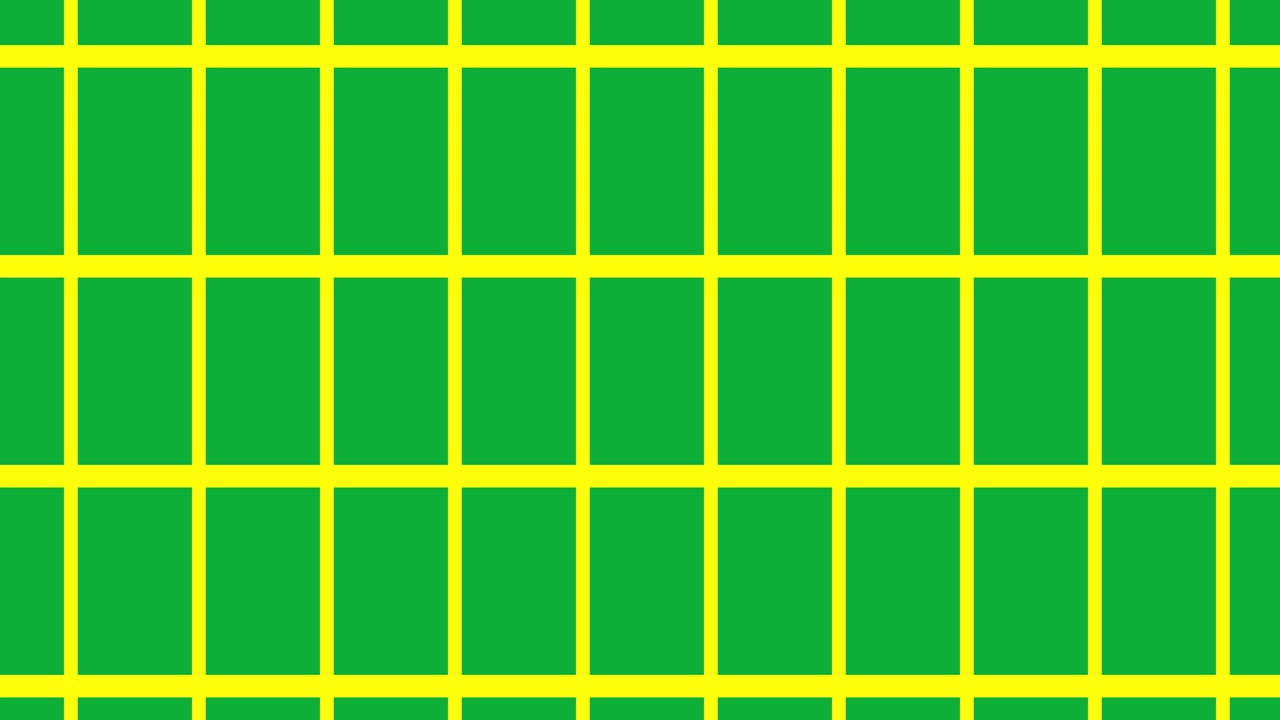 Grid wipe square rectangle shape transition animation background on green screen alpha channel visual effect motion pattern colour yellow