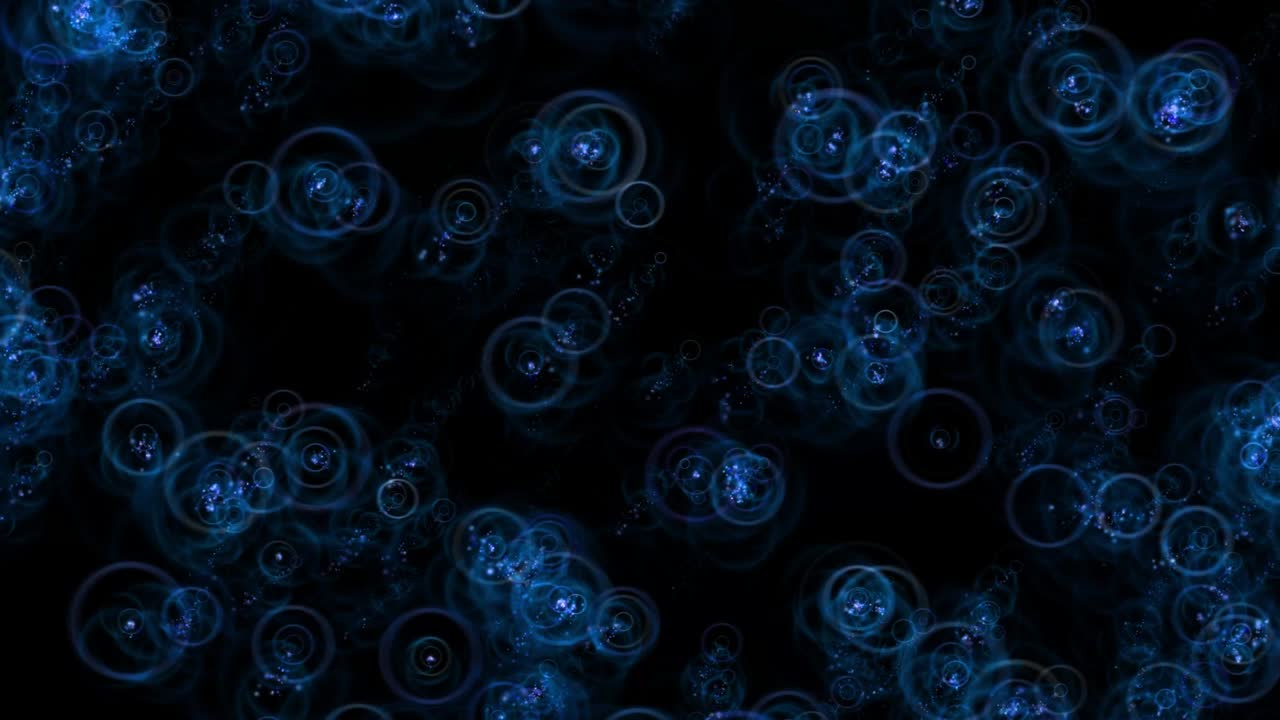 animación de partículas de forma de anillo gráficos de movimiento