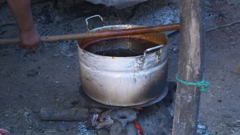 the red stew is very special dish in ethiopian culture, make of union and spices and small pieces of meat