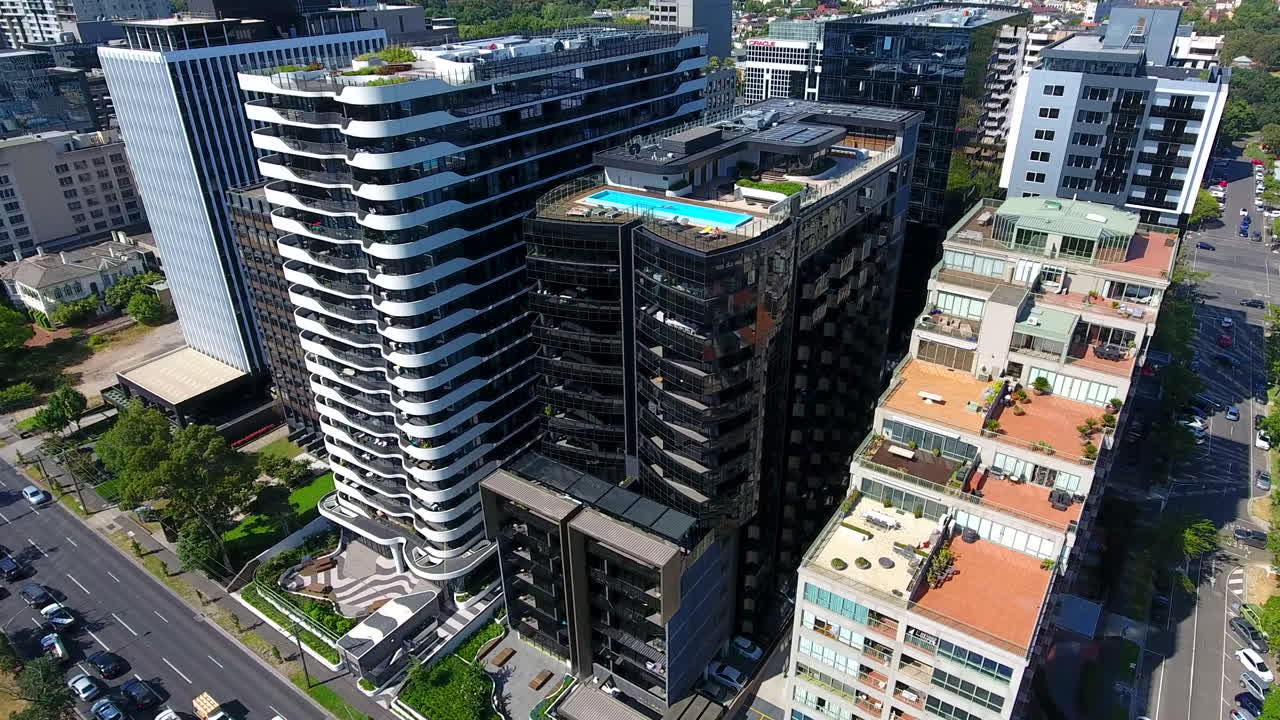 edificios en albert park, alejarse