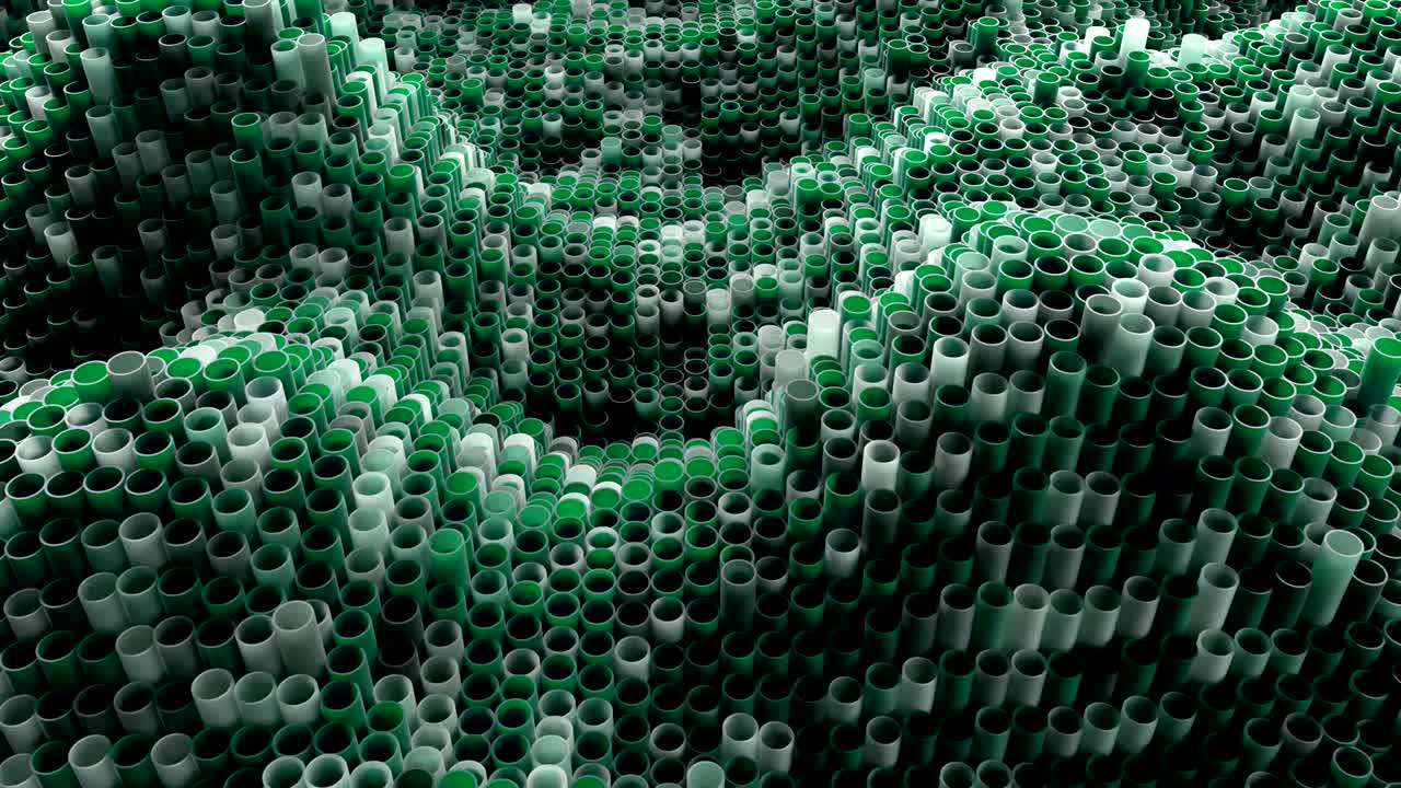 4k tubos de vidrio abstractos.