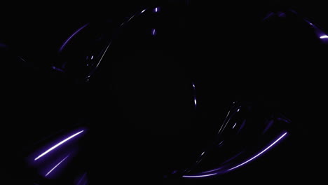 Motion-steel-and-futuristic-purple-neon-geometric-form-on-black-gradient