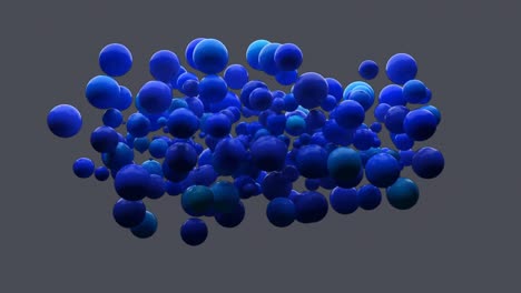 digitally generated video of bubbles