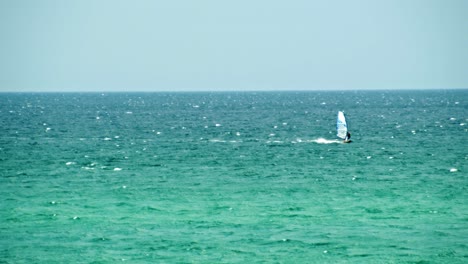 windsurfer on the ocean