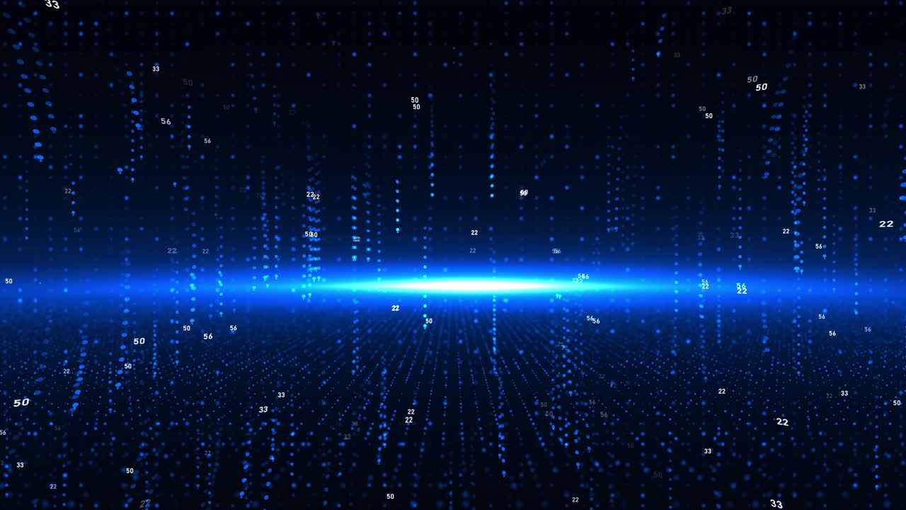 4k digital cyberspace particles data network web space cyber world scifi grid technology surface