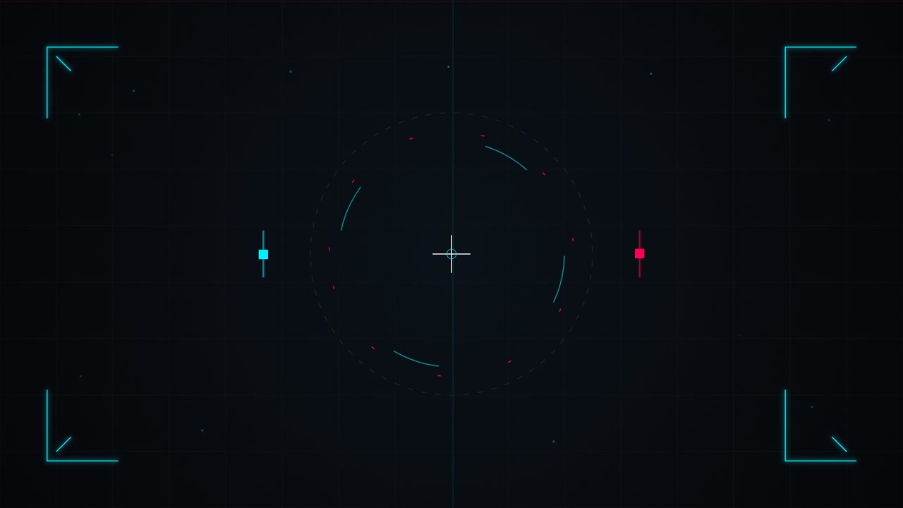 Digital Camera Viewfinder Overlay with Reticle and Focus Markers