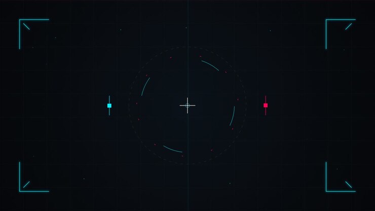 Digital Camera Viewfinder Overlay with Reticle and Focus Markers