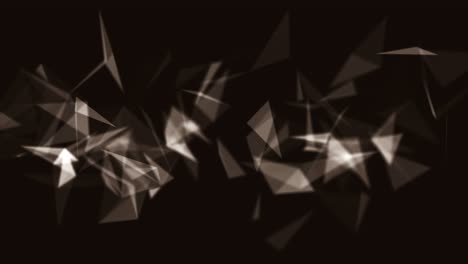 fondo abstracto geométrico con línea conectada y bucle de animación de puntos